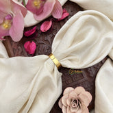 Vriksham Floral Jadau Kundan Finger Ring red stone petals and a white stone in the center-J3676